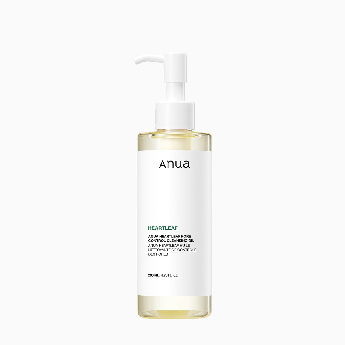 Anua Heartleaf pore control cleansing oil, a Korean oil cleanser for removing sunscreen and sebum